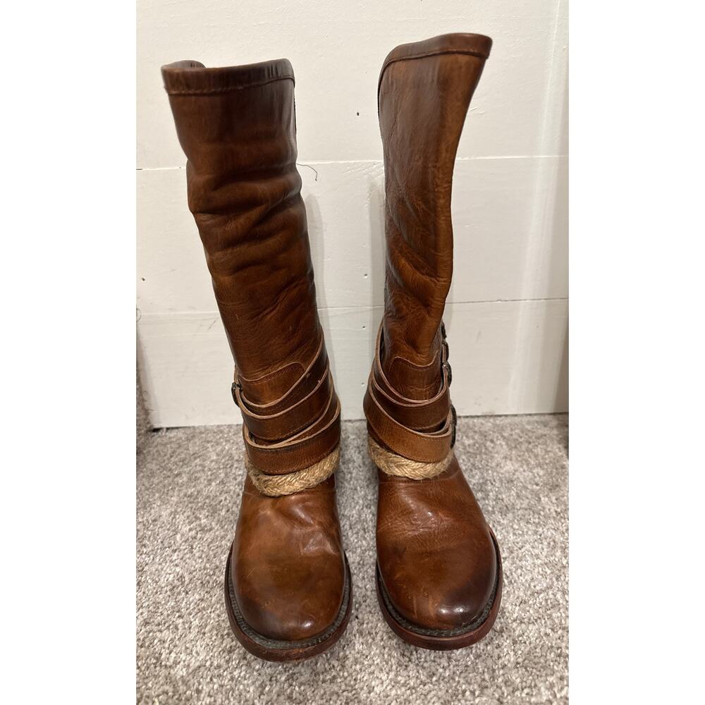 Freebird by Steven Brown Leather Buckle Boots - Picture 3 of 11